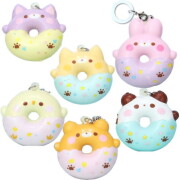 スクイーズチャーム アニマルドーナツ １２入