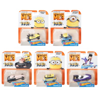 ホットウィール ミニオンキャラクターアソート ８入