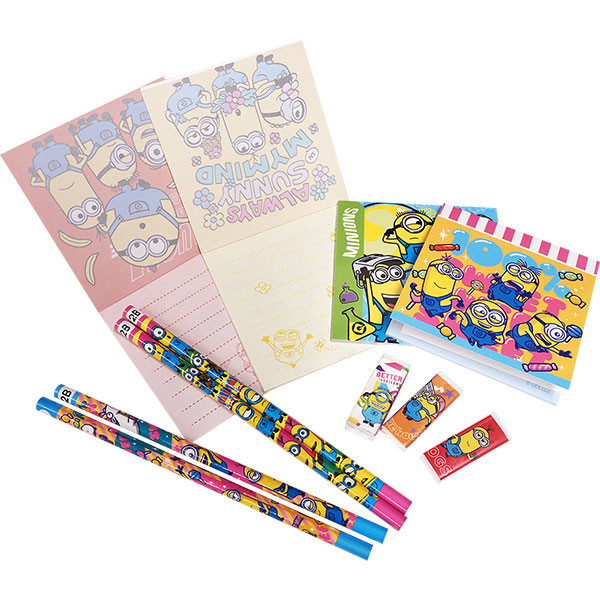 ミニオンズおりがみメモ文具4点セット ２５入