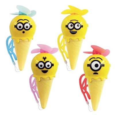 ミニオンズアイスクリーム扇風機 ４入