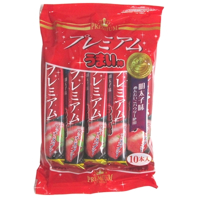 プレミアムうまい棒 明太子味 １袋（１０本入） 【送料サービス対象外商品】