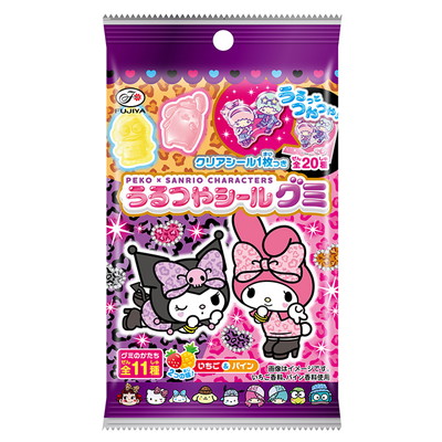 ６粒ペコ×サンリオキャラクターズうるつやシールグミ ２０入