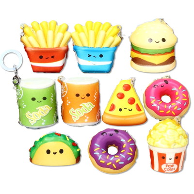 スクイーズチャーム ファーストフード １０入