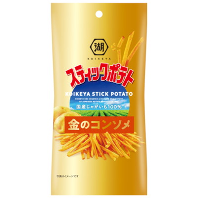 湖池屋 スティックポテト 金のコンソメ ６入