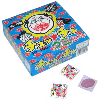 【駄菓子 通販】チュッチュグミ（ジャック製菓） 駄菓子・イベント用品を卸価格で通販。あおい玩具
