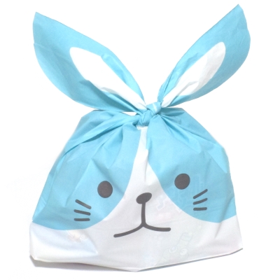 わんちゃん袋（ブルー） 駄菓子詰め合わせ １個