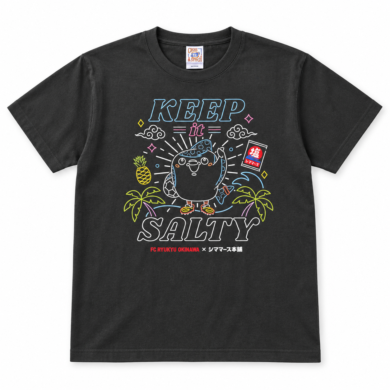 ジンベーニョ×シママースコラボTシャツ（ネオン）