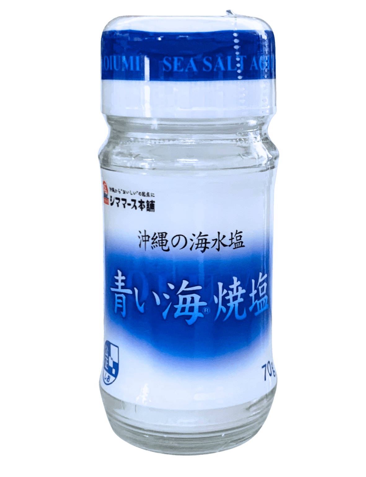 沖縄の海水塩青い海焼塩 70g ※瓶