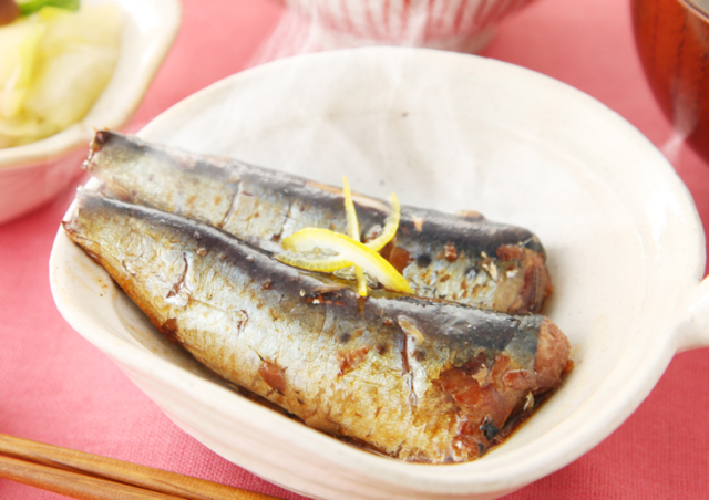 電子レンジでチン！　いわし梅煮