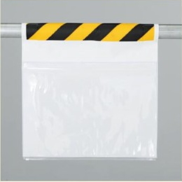 ワンタッチ取付標識ポケット式（防雨型）　【341-981】