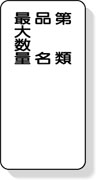 危険物の類別　鉄製縦型