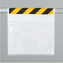 ワンタッチ取付標識ポケット式（防雨型）　【341-981】