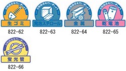 一般廃棄物分別ステッカー