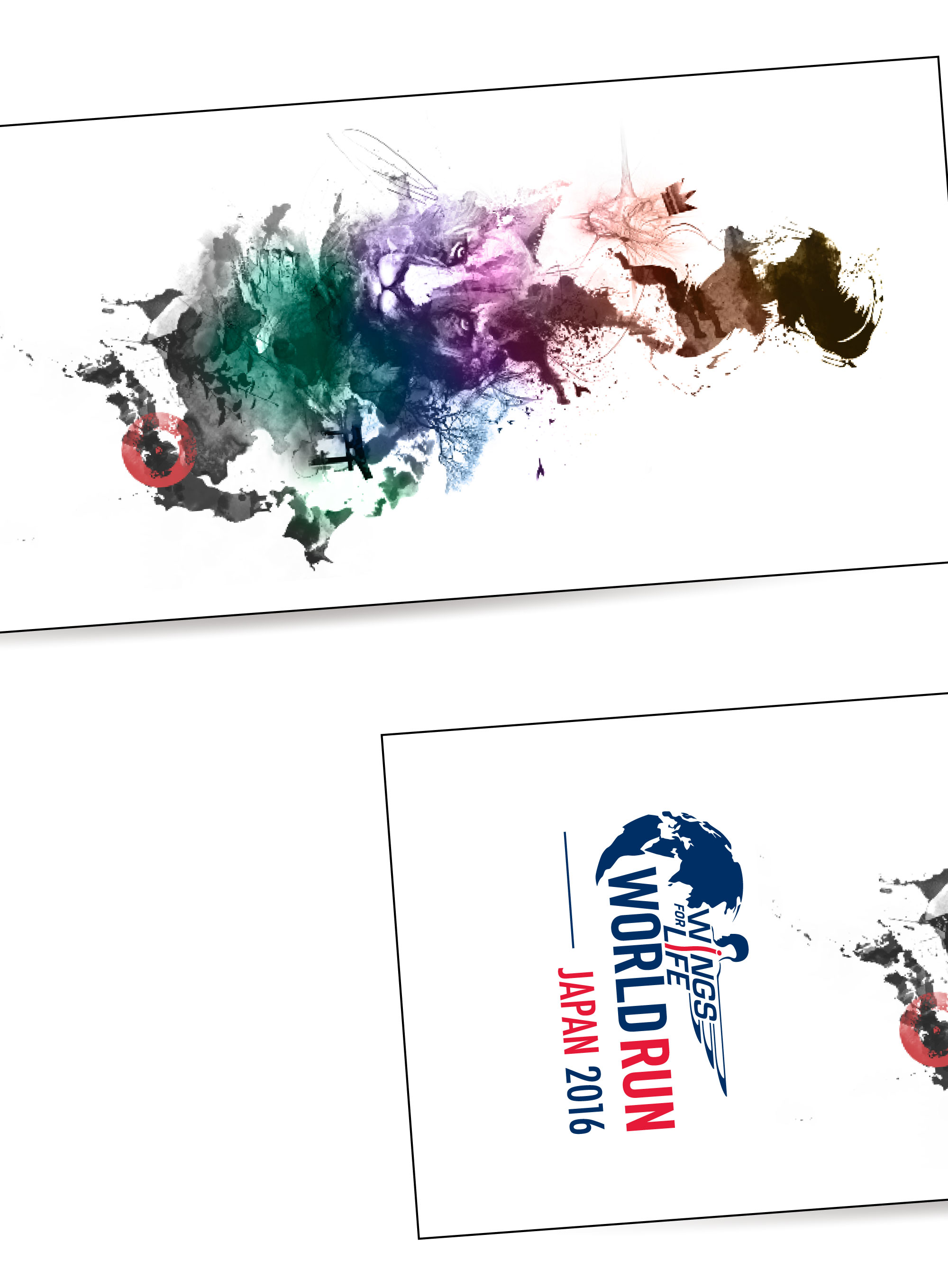 Wings for Life World Run 2016 × TAKA フェイスタオル - Heritage JAPAN