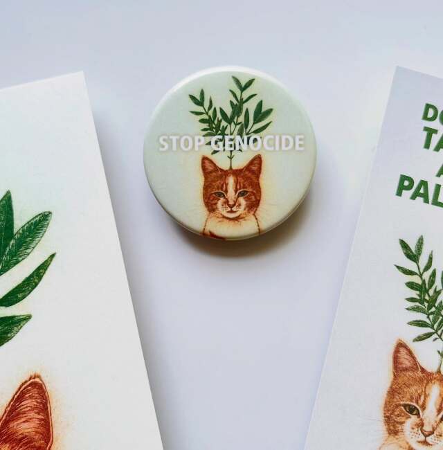 坂本千明さん「アイーダ」缶バッチ　【クリックポスト可】