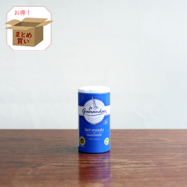 ゲランドの塩 細粒塩125g（12本入り）【送料無料/倉庫直送】