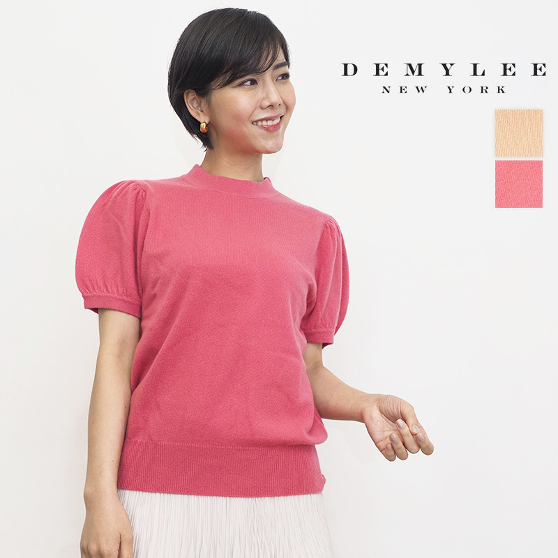 【50%OFF】DEMYLEE デミリー　パフスリーブカシミヤニットプルオーバー  セーター 3210800037 Aubriella Top　|　20AW トップス 秋冬