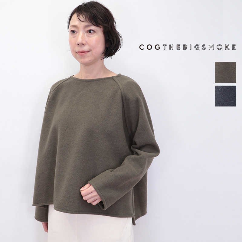 COG THE BIG SMOKE コグザビッグスモーク 11102-196-1118-1 ウーライクフリースプルオーバー KINSLEY RAGLAN TOP ジャージ スウェット | トップス 24AW 秋冬