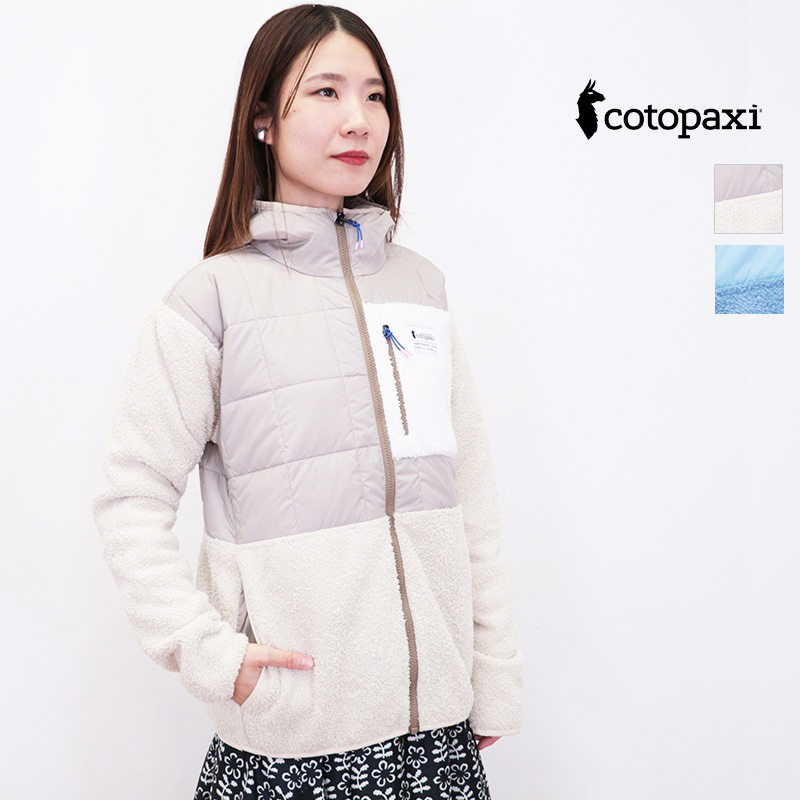 cotopaxi コトパクシ フリースジャケット Trico Hybrid Hoody Jacket ボアジャケット ジャンパー ブルゾン アウトドア キャンプ スポーツ レジャー レディース  4200600457242 4200600570252 | アウター 秋冬