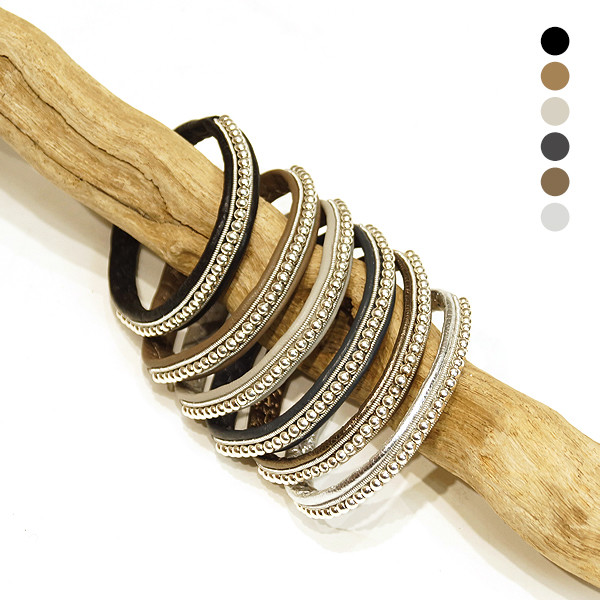 【40%OFF】HANNA WALLMARK ハンナウォールマーク  ETOILE ブレスレット ミサンガ  アクセサリー プレゼント ギフト レザー 本革 鹿革 北欧 スウェーデン