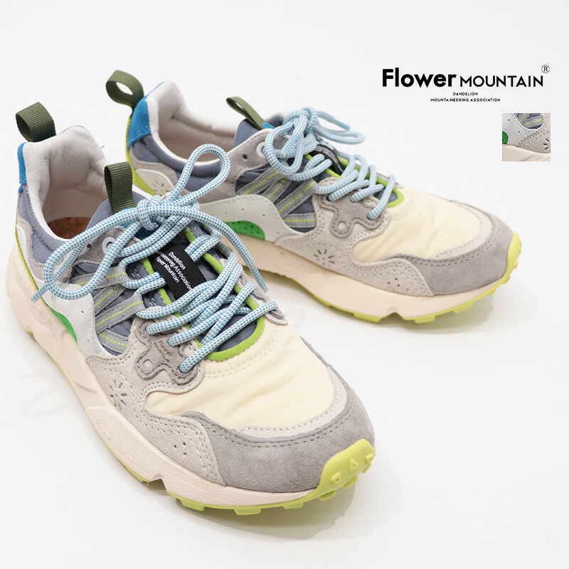 FLOWER MOUNTAIN フラワーマウンテン FM63301 YAMANO3 Prairie ナイロン×スウェード マルチカラーローカットスニーカー ウォーキングシューズ ヤマノ | 25SS シューズ