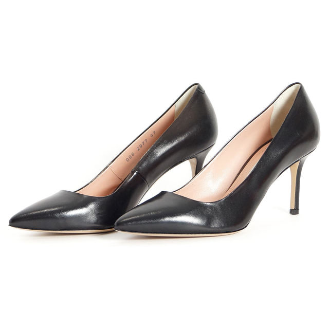 【ALDO】本革レザー☆Verone☆ミドル丈☆7.6㎝ ヒールパンプス 50%OFF】VITTORIO VIRGILI ヴィットリオヴィルジリ VD2077