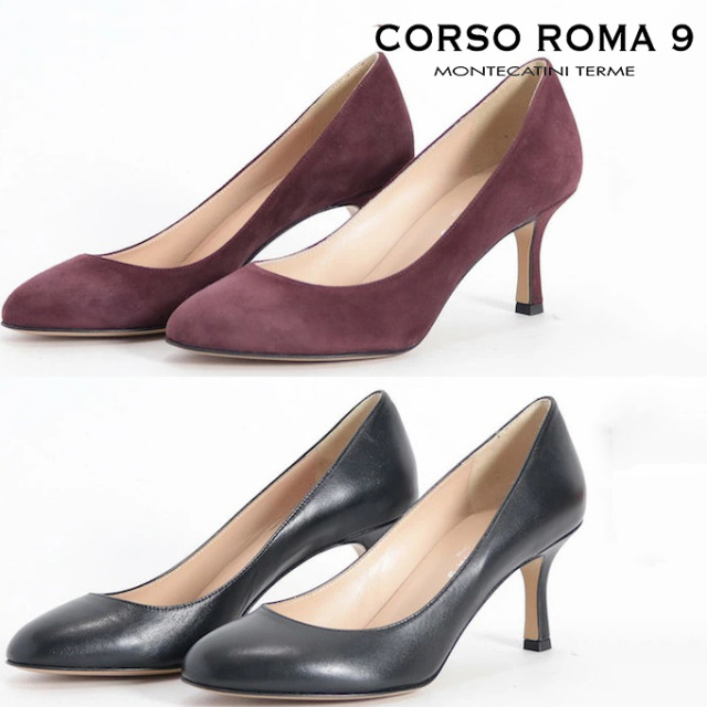 50%OFF】CORSO ROMA9 コルソローマ9 899-1 17AW ラウンドトゥプレーン 