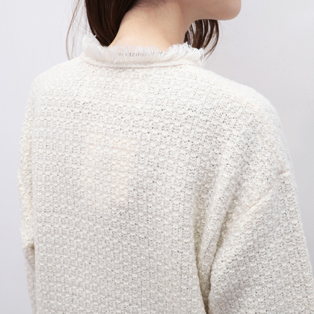 8/22販売開始 ADAWAS アダワス ツイードニットジャケット ADWS