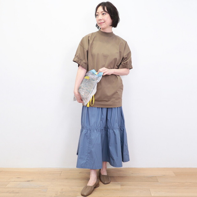ALWEL オルウェル WIDE SLEEVE TEE DRESS BL-2 ALWEL オルウェル WIDE SLEEVE TEE DRESS BL-2 : MIDLAND SHIP