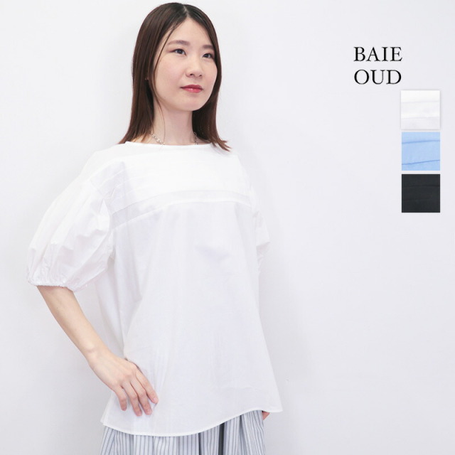 BAIE OUD ベイウード 52111120 クルーネックパフスリーブ