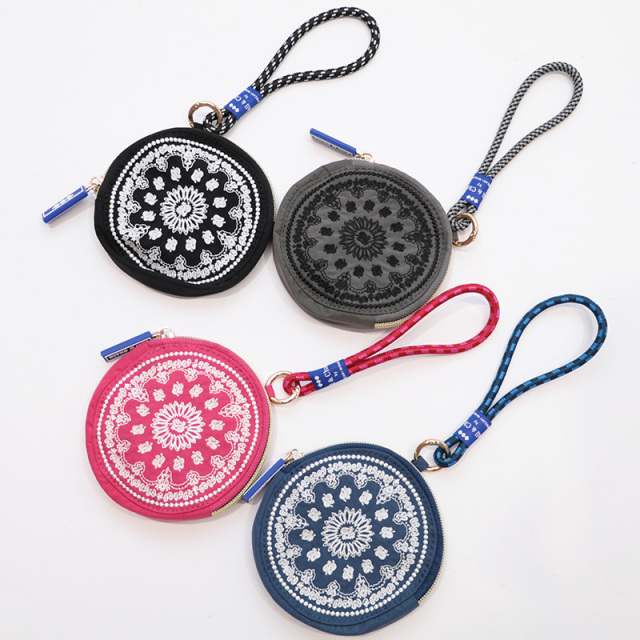 Ball＆Chain ボール＆チェーン 01608 BANDANA ROUND POUCH