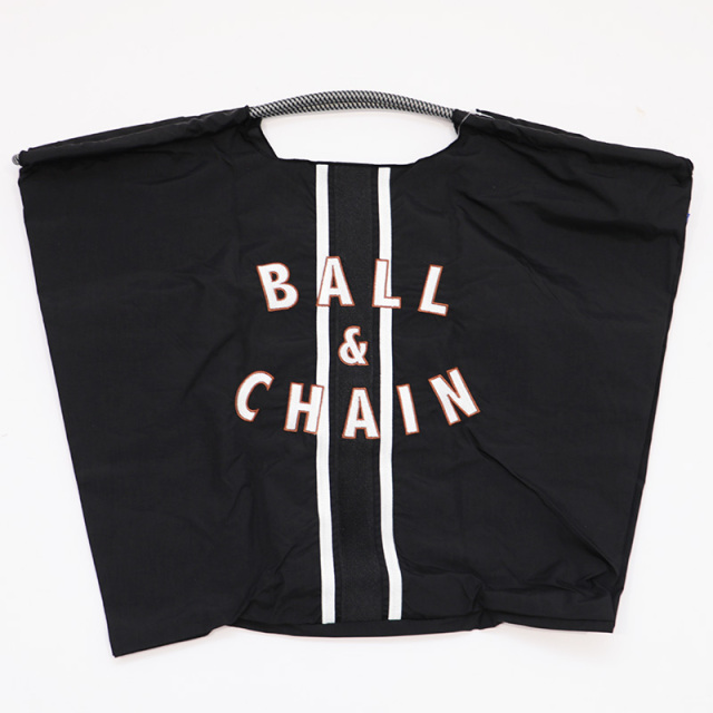 Ball&Chain ボールアンドチェーン 正規品 エコバッグ 刺繍 Lサイズ オリジナル バッグ バンダナ ペイズリー 馬車