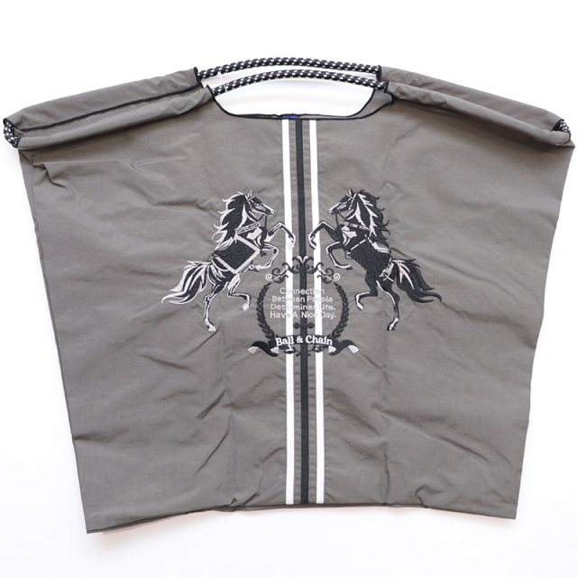 (よしださま専用)HERMES エコバッグ 黒 馬柄 よしださま専用)HERMES エコバッグ 黒 馬柄