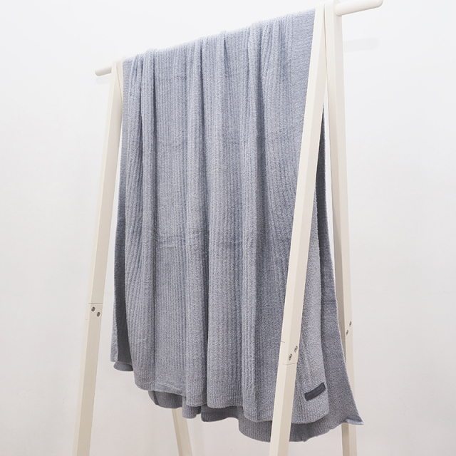 期間限定販売 Barefoot Dreams ベアフットドリームス リブ編みブランケット 毛布 Ribbed Throw 463 ギフト 毛布 プレゼント お祝い シングル セミダブル