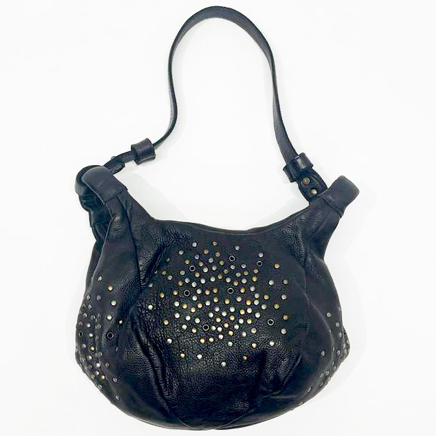 BIBA ビバ 52-SAY2L 2WAYハンドル スタッズバッグ ハンドバッグ