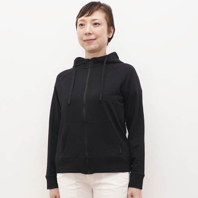 Boody ブーディー WZGM ウィークエンド ジップアップ フーディ グレー レディース ジップパーカー 長袖 カジュアル BOODY ブーディー WZ ウィークエンドジップアップフーディ