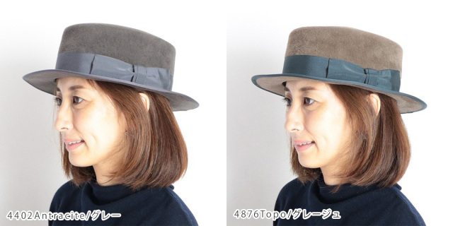 ベロアリボンのフェルトハット Capileira Es