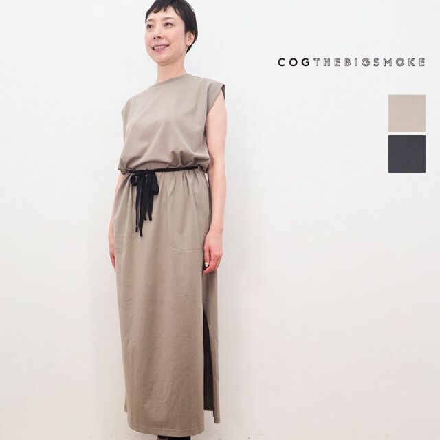 COG THE BIG SMOKE コグザビッグスモーク 4401-140-426 フレンチスリーブウエストコードワンピース TUBE DRESS | 春夏 21SS COG THE BIG SMOKE コグザビッグスモーク 4401-140-426 フレンチスリーブウエストコードワンピース TUBE DRESS | 春夏 21SS