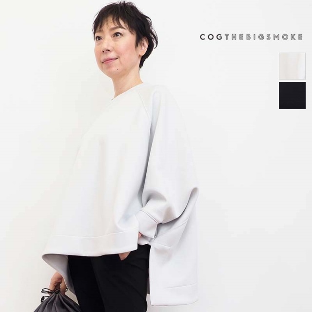 COGTHEBIGSMOKE DAISY TOP 23ss　スウェット ワイド COGTHEBIGSMOKE DAISY TOP 23ss スウェット ワイド