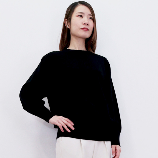 Plage - プラージュ コットンカシミアvネックニット リブニット Low V Neck ニット（ニット／セーター）｜Plage（プラージュ）の
