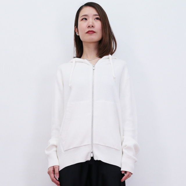 PlageプラージュTSUMUGI ニット白 23SS メッシュ 長袖 Plage《追加》TSUMUGI ニット2 白 23SS メッシュ 長袖 大人気