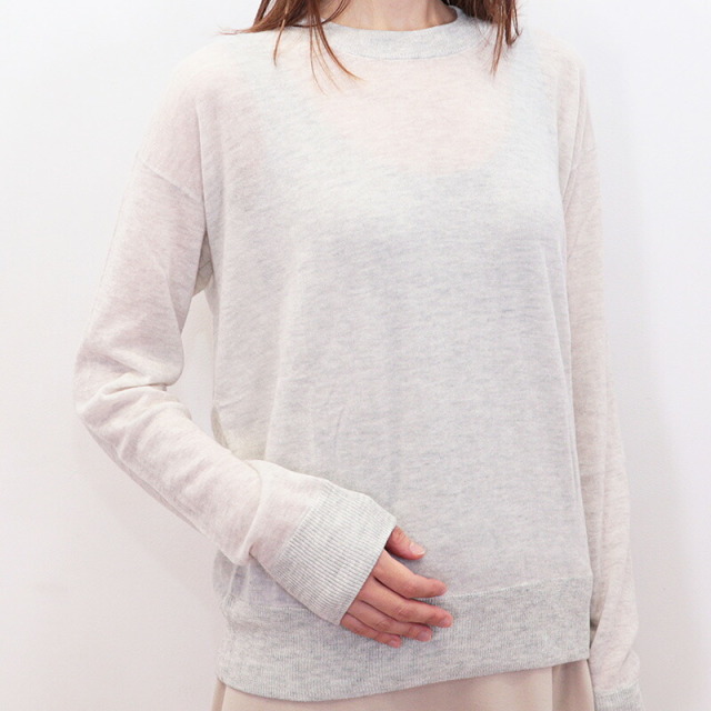 CT plage シーティープラージュ CT24301 カシミヤクルーネックシアー  