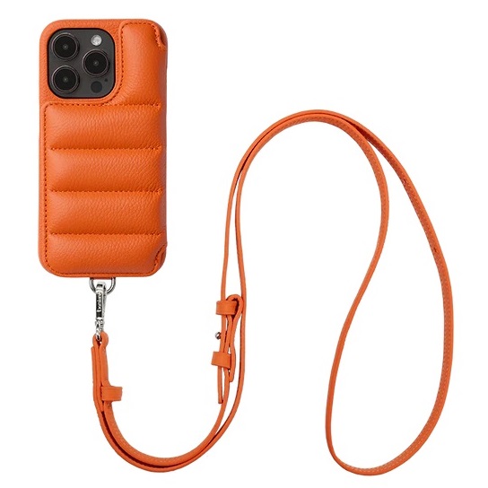 未使用　DEMIU BALLON iPhone15 ケース ストラップつき iPhone15Pro】DEMIU デミュウ レザースマートフォンケース