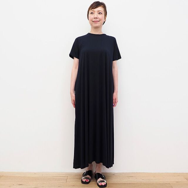 Demylee デミリー Sarah Dress スーピマコットンロングフレアワンピース 春夏 21ss