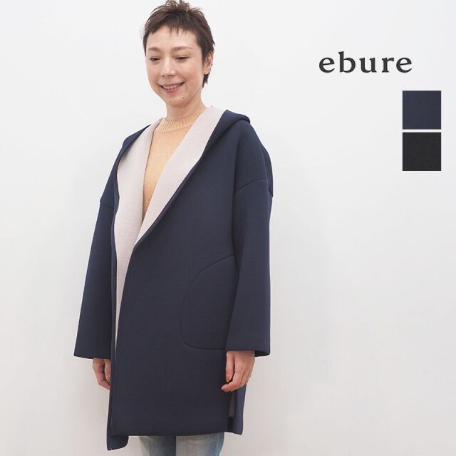 Ebure エブール 3210200034 20fwct02 ボンディング フーデットミドルコート 20aw アウター 秋冬