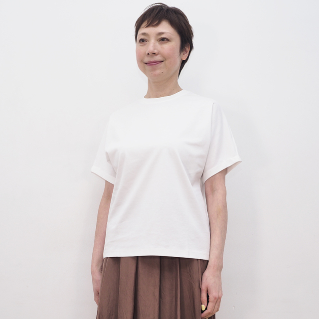 ebure エブール 9910900079/3210900265 超長綿スーピマコットン クルーネックTシャツ 01 | トップス 春夏