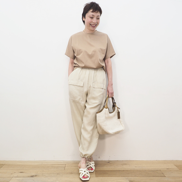 ebure エブール 9910900079/3210900265 超長綿スーピマコットン クルーネックTシャツ 01 | トップス 春夏