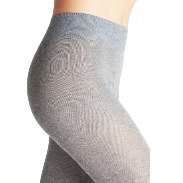 新品　2個　ファルケ　FALKE　ファミリータイツ　コットン　grey FALKE（ファルケ） タイツ FAMILY 48665 48790 タイツ ファミリー