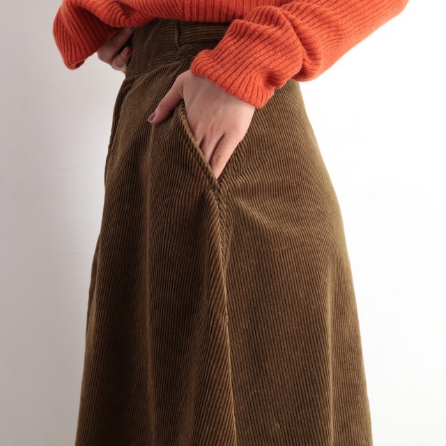 hth コーデュロイスカート corduroy skirt モカ hth コーデュロイスカート corduroy skirt モカ - メルカリ