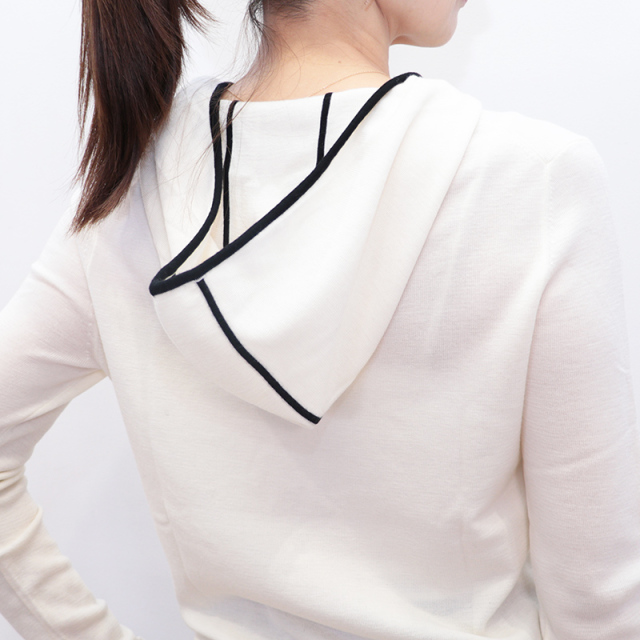 GUCIBODI グチボディ C24007100 配色パイピングニットパーカー